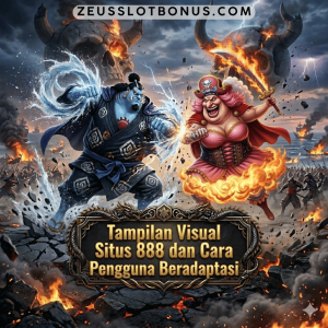 tampilan visual situs 888